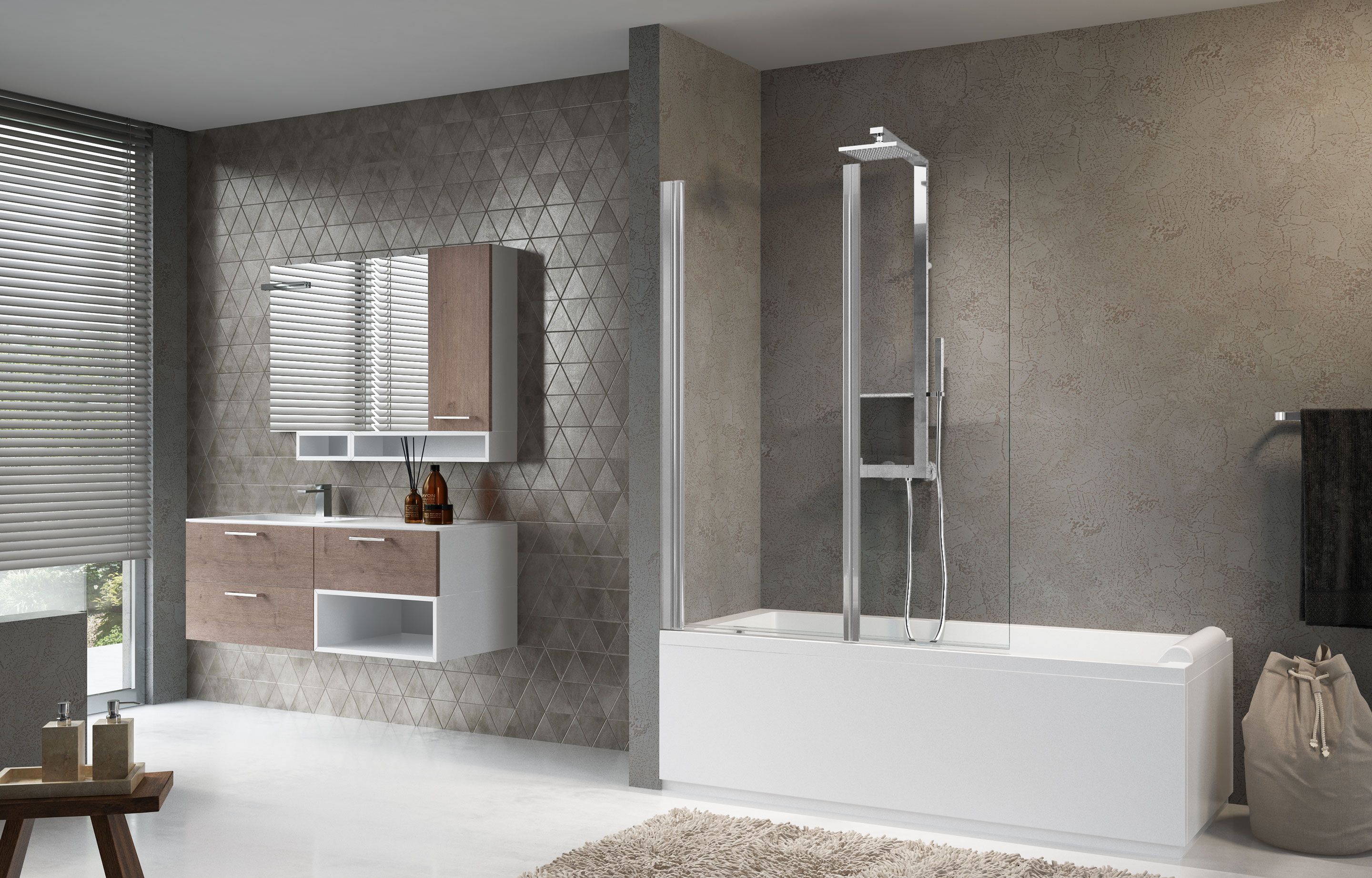 Bath screen - Aurora 2