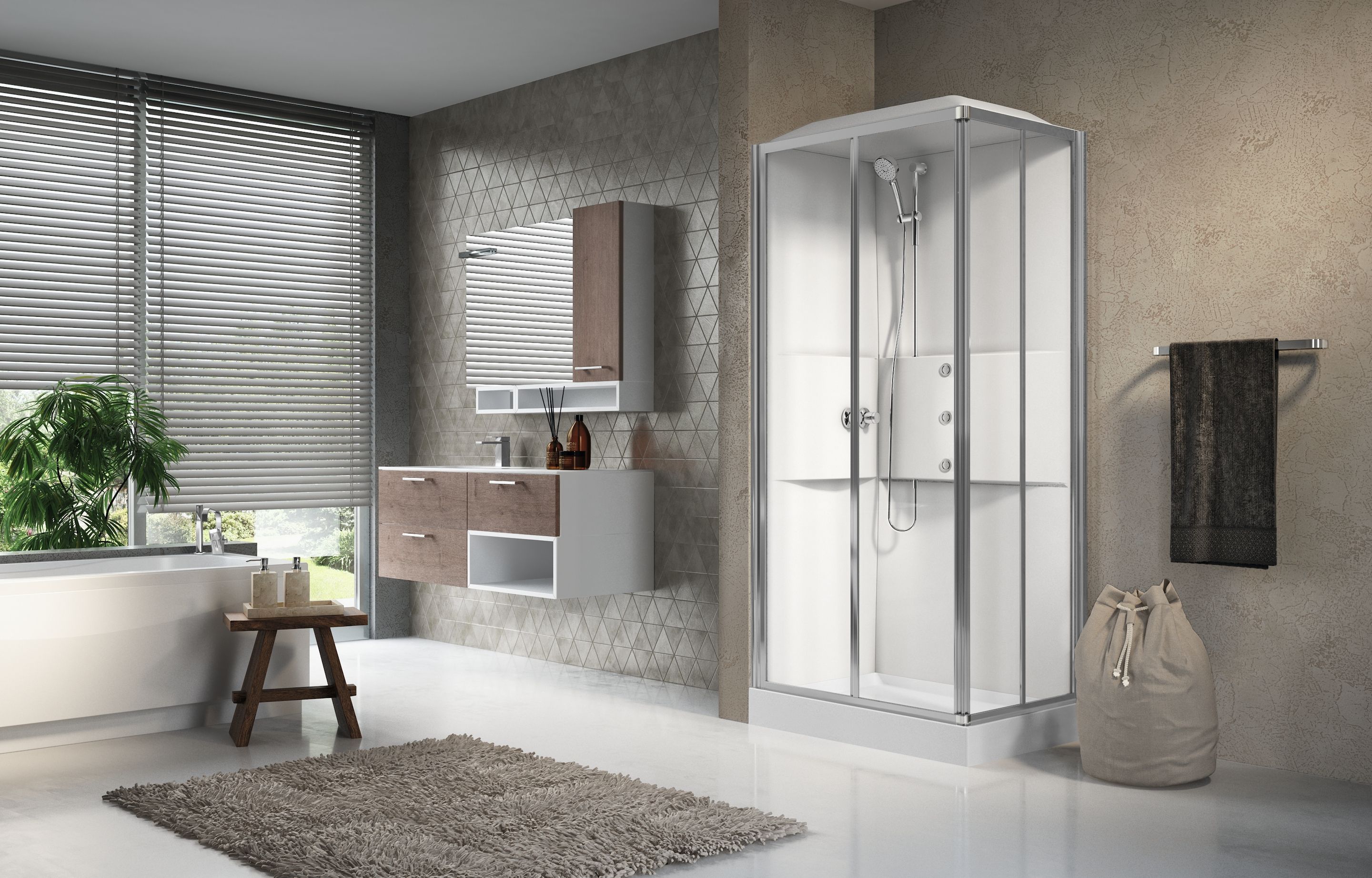 Shower cubicles - Media 2.0 A100X70
