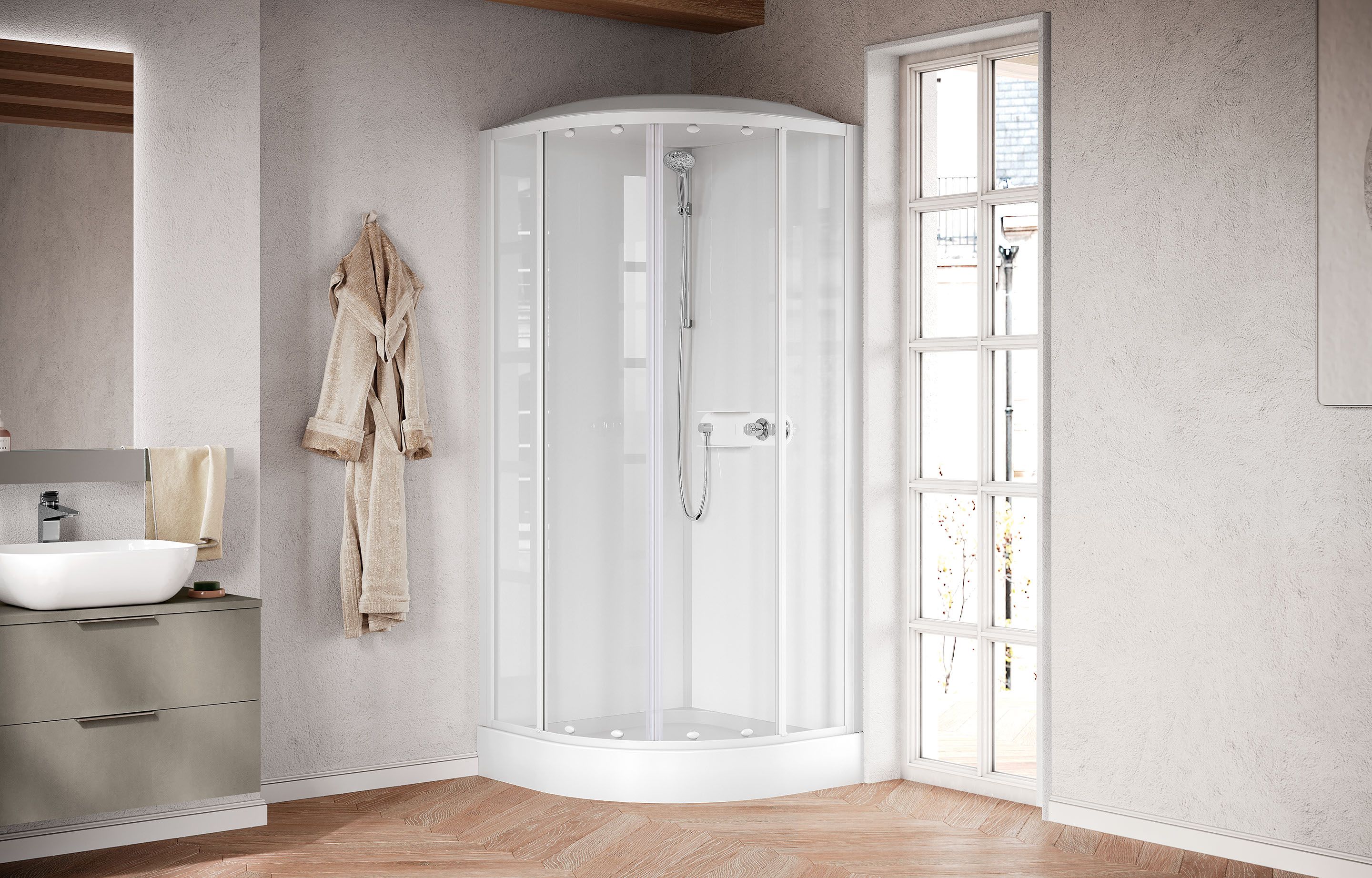 Shower cubicles - Media Glass R