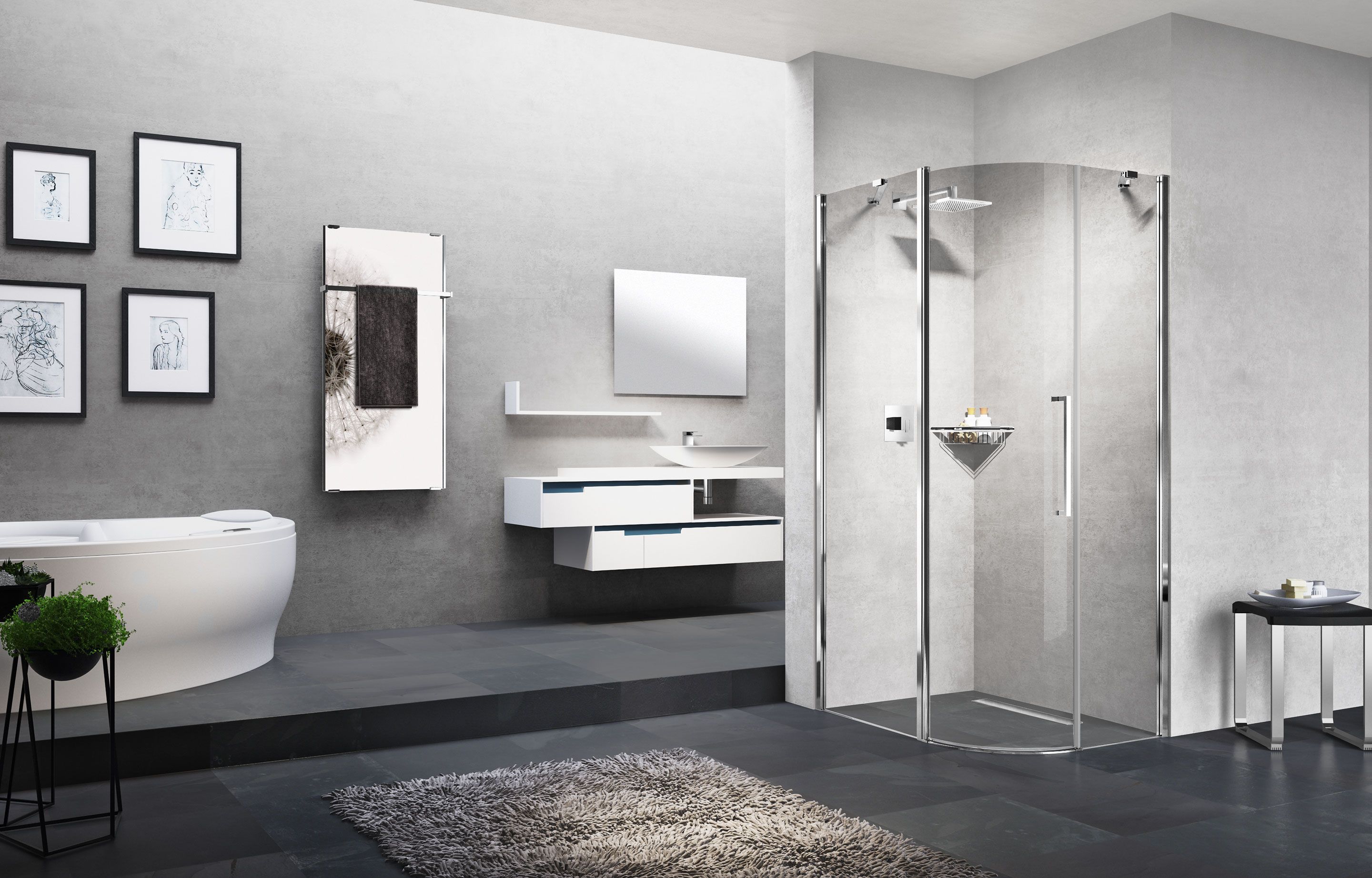 Shower enclosures - Young R Offset